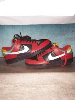 Nike Dunk Low "Spiderman " Red Black White Sneakers